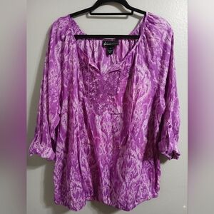 Lane BRYANT Women's Purple Blouse